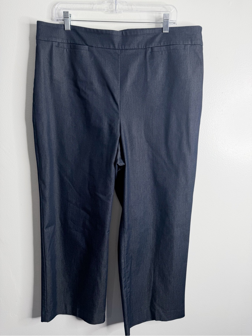 Talbots Straight Leg Pant Refined Denim Size 16 Work Wear Office Minimalist
